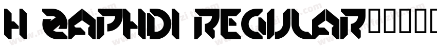 H ZAPHDI Regular字体转换